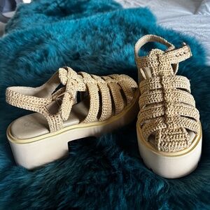 Women's Raffia Platform Sandals Coconuts by Matisse